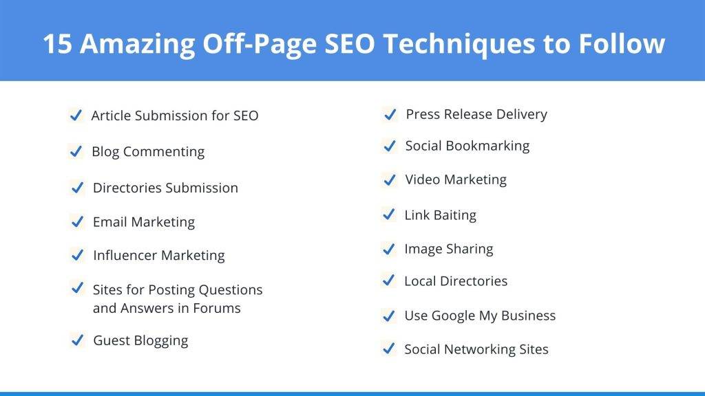 15 Amazing Off-Page SEO Techniques to Follow